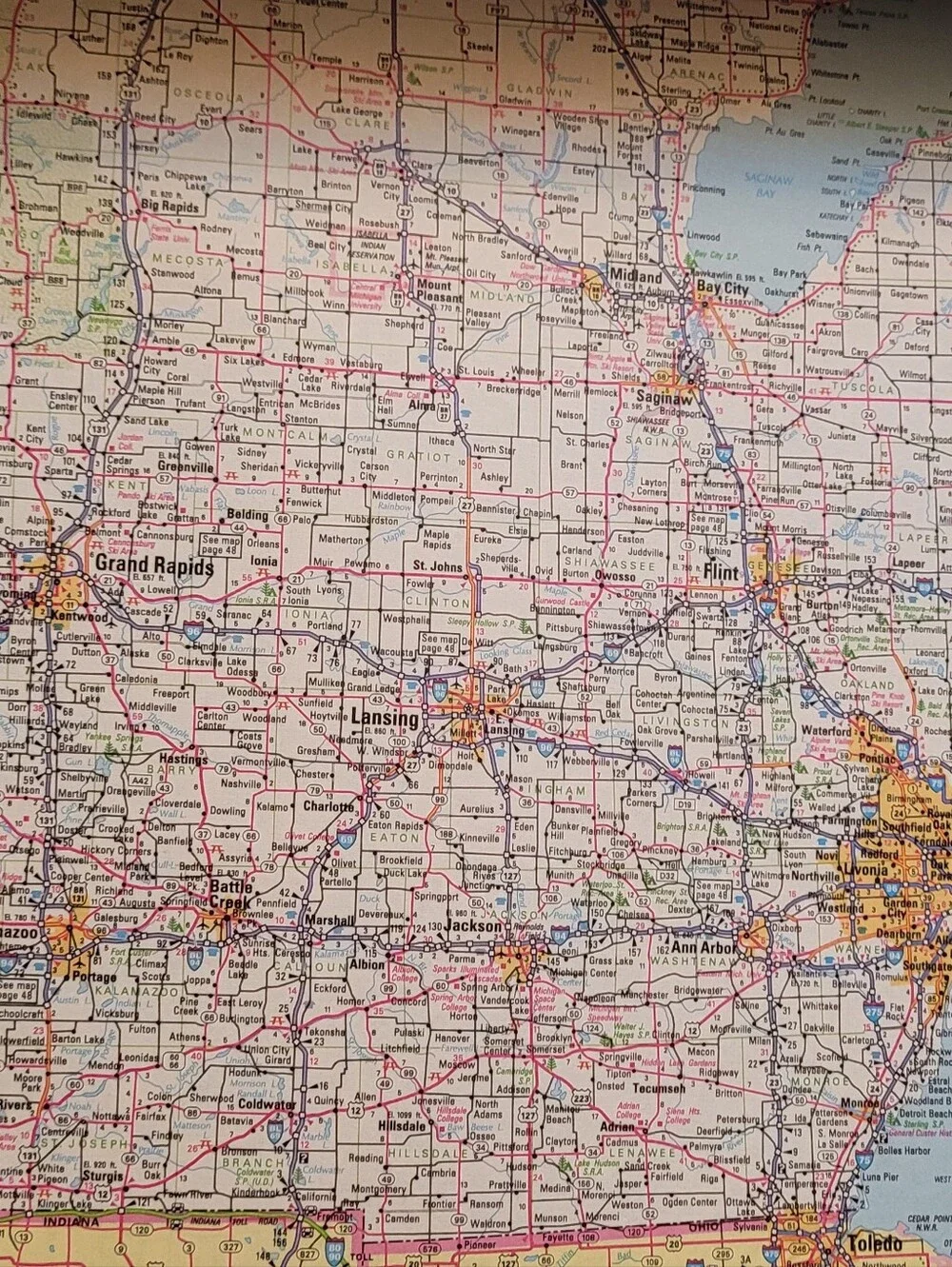 Allstate Road Atlas - Blue & Orange Cover